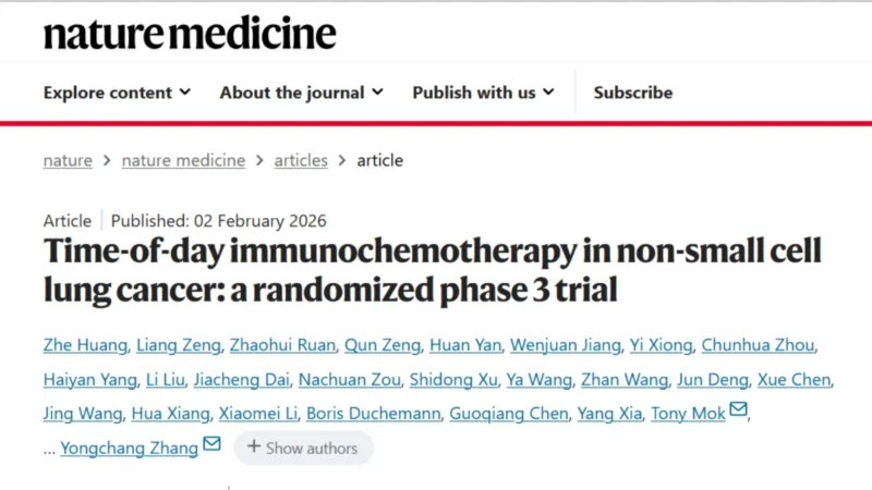 Diego A. Díaz-García: Chronotherapy in Advanced NSCLC