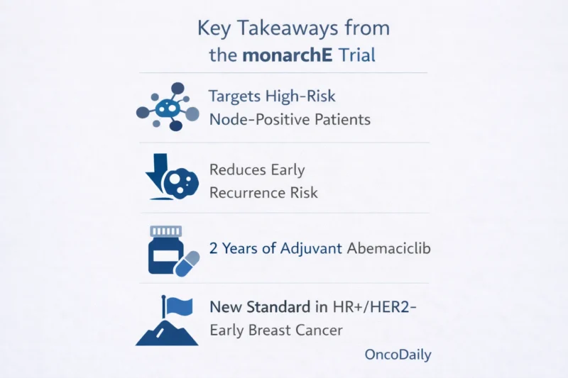 monarchE Trial: How Abemaciclib Changed the Adjuvant Landscape in High-Risk HR+ Early Breast Cancer 4 monarchE Trial
