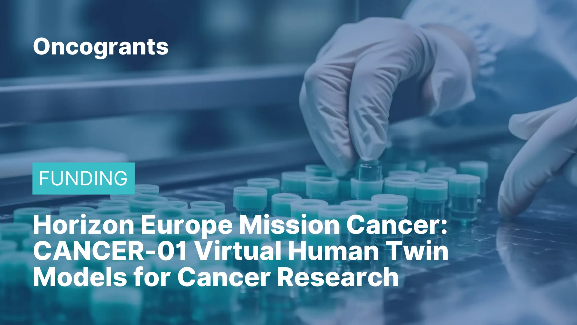 Horizon Europe Mission Cancer: CANCER-01 Virtual Human Twin Models for Cancer Research