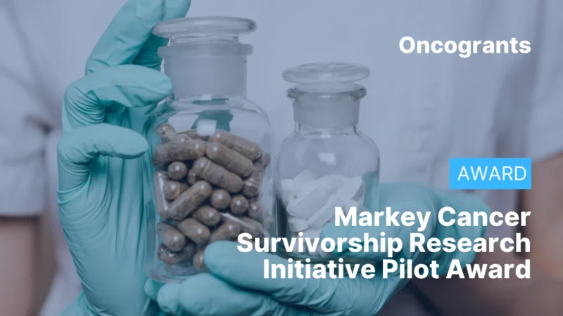 Markey Cancer Survivorship Research Initiative Pilot Award