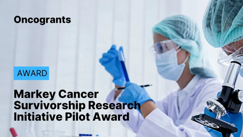 Top 10 OncoGrants This Week: Horizon Europe €35M Calls, Seed Funding & Venture Competitions (2026) 11 Markey Cancer Survivorship Research Initiative Pilot Award (Markey Cancer Center, University of Kentucky)