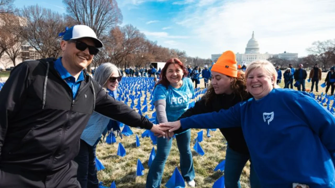 27,000 Plus Blue Flags to Launch Colorectal Cancer Awareness Month – Fight Colorectal Cancer