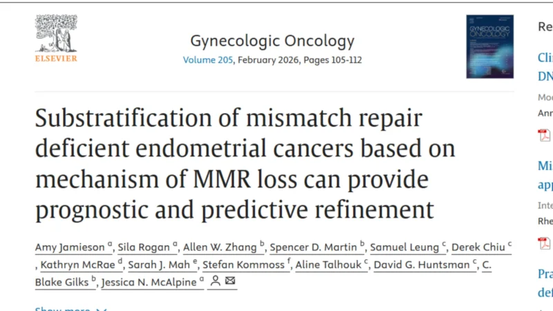 Giuseppe Caruso: Are all MMRd Endometrial Cancers Really the Same?