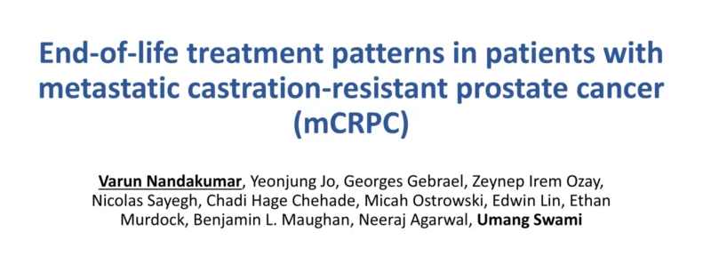Neeraj Agarwal on ASCO GU 2026: Survival Signals, Biomarkers, and the Future of GU Trials Part 1 15 Neeraj Agarwal