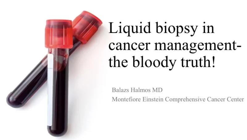 Balazs Halmos: Liquid Biopsy Testing – The Bloody Truth in Vibrant Mumbai