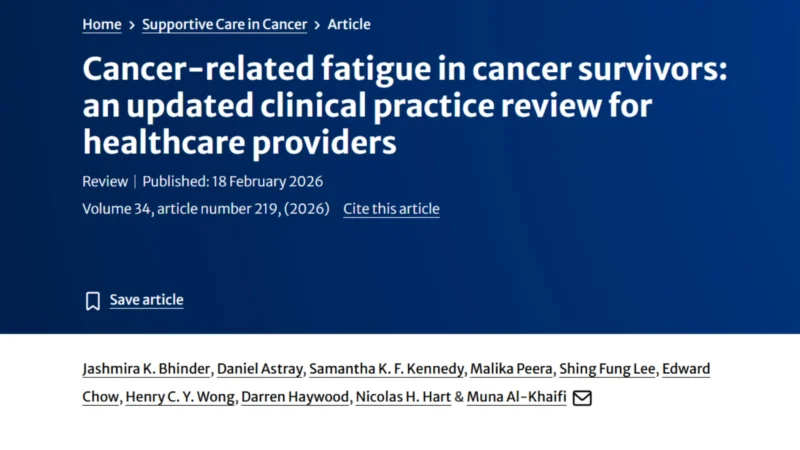 Muna Al-Khaifi: Addressing Cancer-Related Fatigue Across the Care Continuum