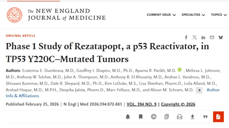 Jad Chahoud: Rethinking the “Undruggable” TP53 Through Early Clinical Innovation