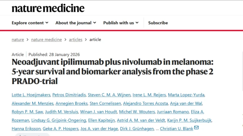Oscar Tahuahua: Five-Year Signals From the PRADO Melanoma Trial