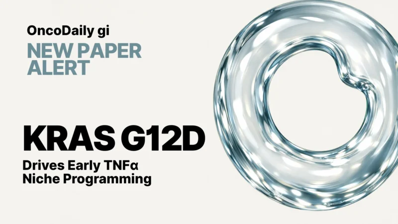 KRAS G12D Drives Early TNFα-Mediated Niche Programming in Pancreatic Tumorigenesis