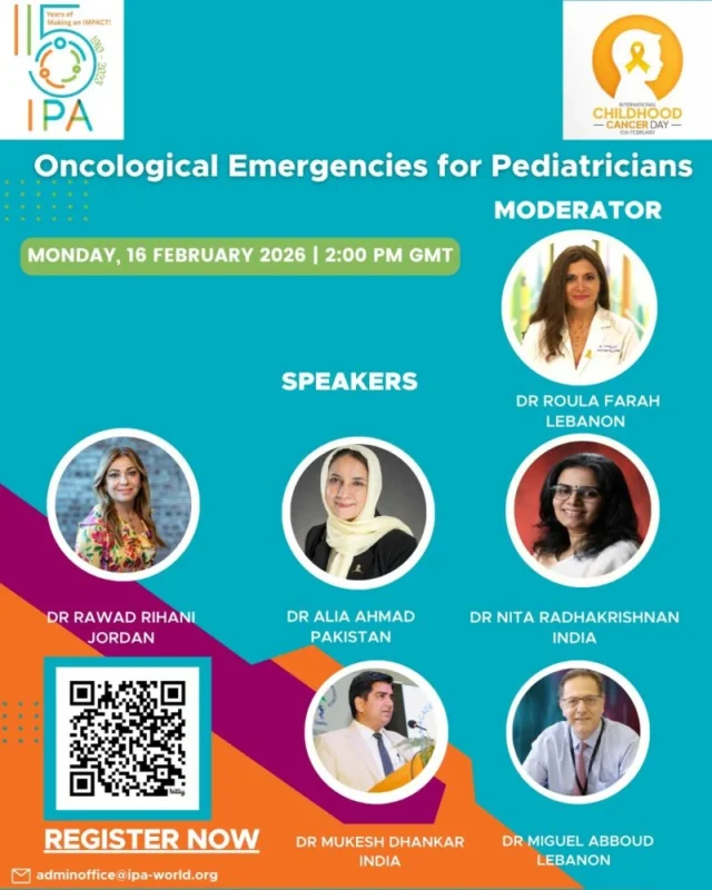 Nita Radhakrishnan: IPA Session on Pediatric Oncological Emergencies for International Childhood Cancer Day