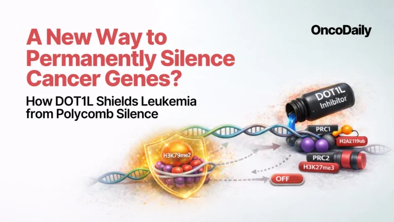 A New Way to Silence Cancer Genes? How DOT1L Shields Leukemia from Polycomb Silence