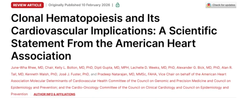 Saro Armenian: A Must-Read for Clinicians and Researchers on CHIP-Associated Health Outcomes