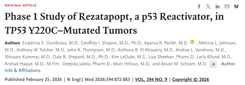 Aydah AlAwadhi: Targeting the “Undruggable” p53 - A Long Awaited Proof of Principle