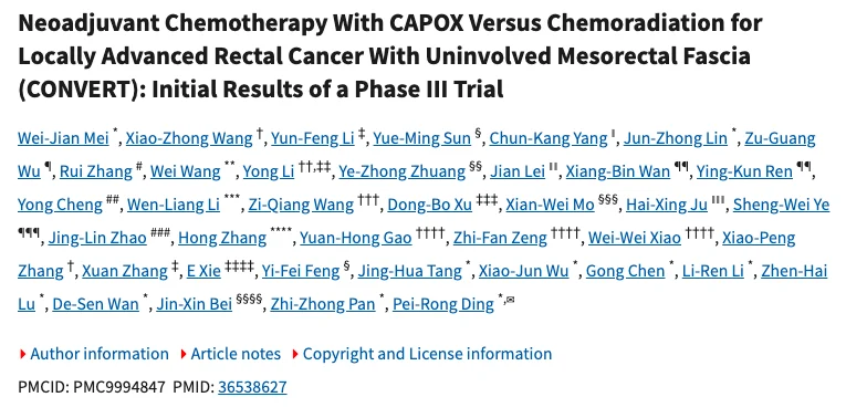 Aadil Najeed: Neoadjuvant Chemotherapy With CAPOX Versus Chemoradiation