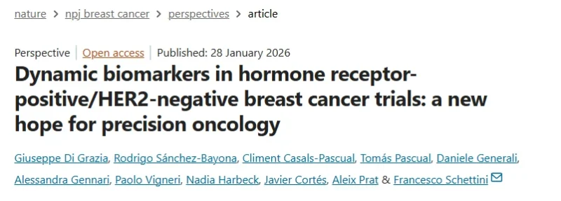 Aleix Prat: Integrating Baseline and On-Treatment Tumor Biology in Precision Breast Cancer Care