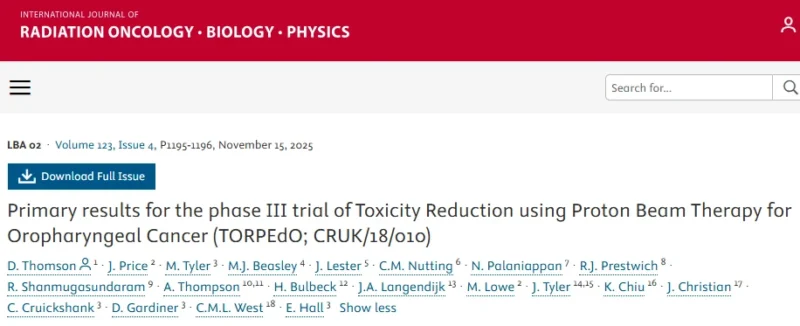 Julie McCrossin: Phase III TORPEdO Trial on Proton Beam Therapy for Oropharyngeal Cancer