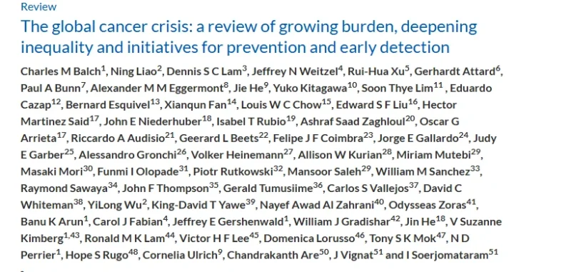 Danny Burke: Comprehensive Overview of the Global Cancer Crisis