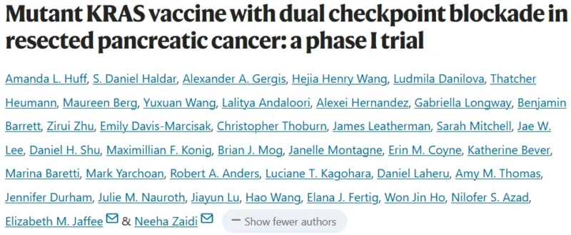 Anirban Maitra: KRAS Vaccines and the Case for Immunotherapy After Resection 3 KRAS