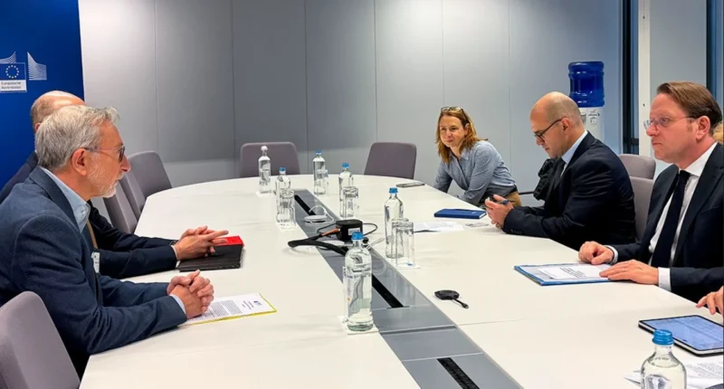 Denis Lacombe Met With EU Health Commissioner Olivér Várhelyi - EORTC 2 EORTC