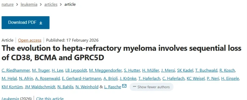 Myeloma Paper of the Day, February 19th, Suggested by Robert Orlowski