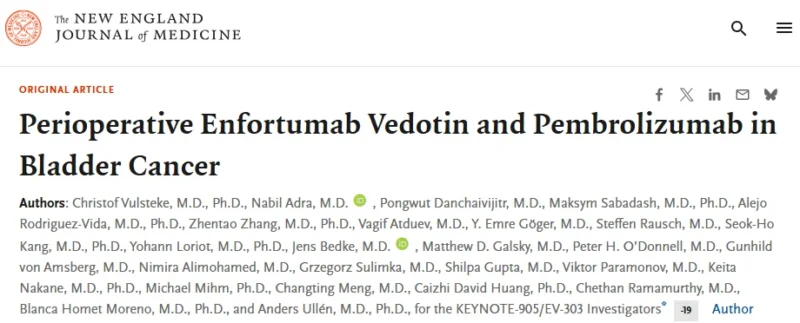 Christof Vulsteke: KEYNOTE-905/EV303 Trial Opens New Era in Bladder Cancer Treatment