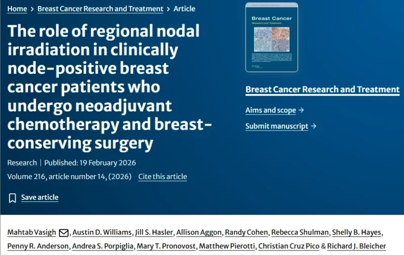 Kefah Mokbel: New Evidence on RNI After Neoadjuvant Chemotherapy and Breast-Conserving Therapy