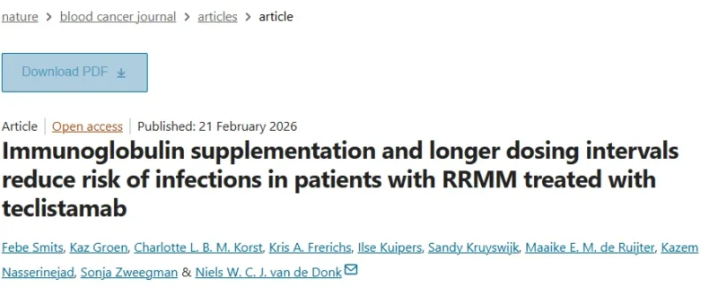 Myeloma Paper of the Day, February 21th, Suggested by Robert Orlowski