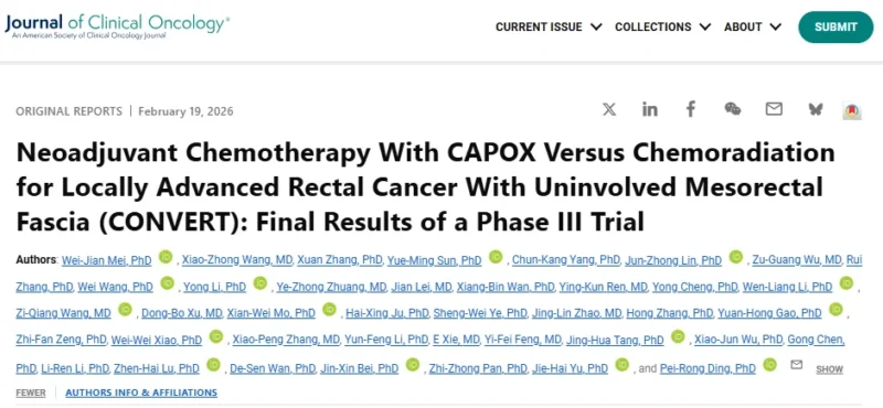 Krishan Jethwa: CONVERT Study on LARC Management Strategies 2 Krishan Jethwa: CONVERT Study on LARC Management Strategies