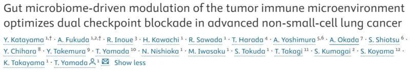 Dual Immunotherapy and the Microbiome Signal - Lung Cancer Europe