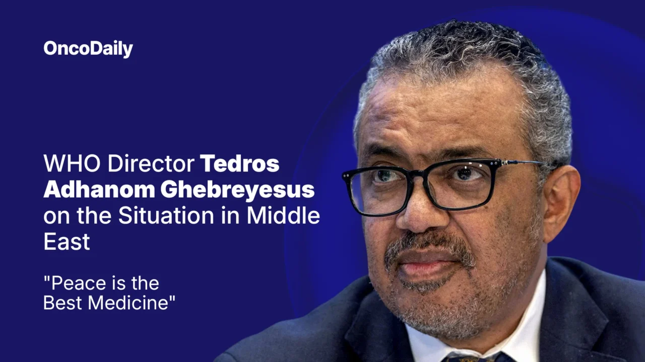 Tedros Adhanom Ghebreyesus: Peace is the Best Medicine