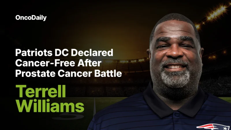 Patriots DC Terrell Williams Declared Cancer‑Free After Prostate Cancer Battle