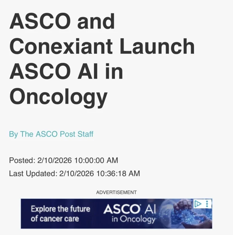 Rami Manochakian: A Great Collaboration Between ASCO and Conexiant