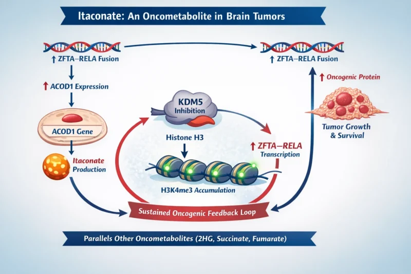 ZFTA–RELA Ependymomas Hijack Itaconate Metabolism to Sustain Oncogenic Fusion Expression 2 Itaconate