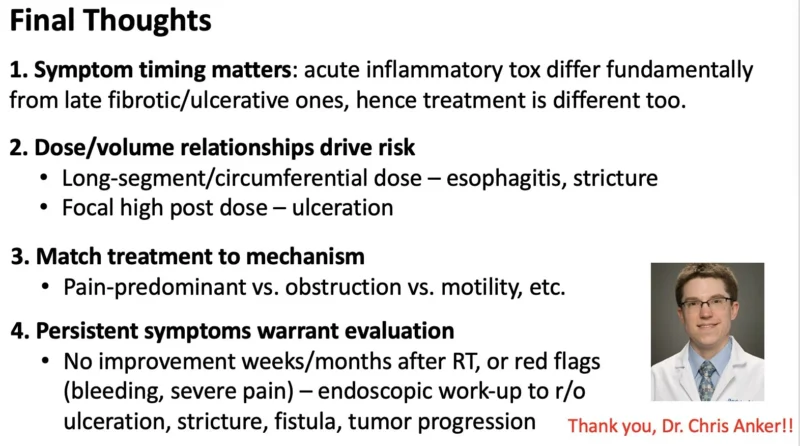 Nina Niu Sanford: Managing Toxicity in Upper GI Radiotherapy