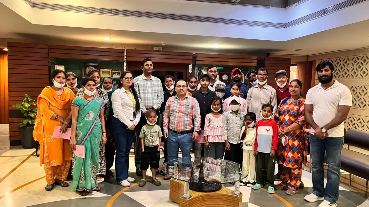 Anju Aledia Marks International Childhood Cancer Day with a Historic Visit