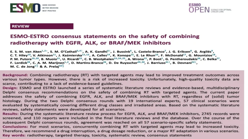 Giannis Mountzios: Practical Guide on Combining TKIs with Radiotherapy in NSCLC