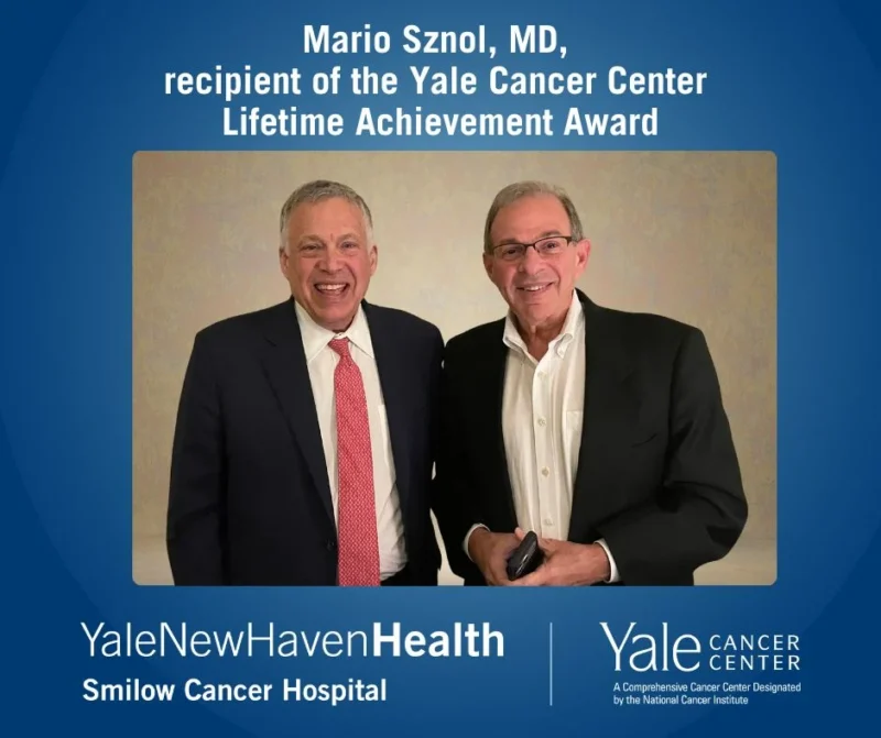 Mario Sznol Receives 2026 Yale Cancer Center Lifetime Achievement Award