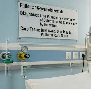 Bilal Awad: Case Report on Osteosarcoma Recurrence Complicated by Empyema