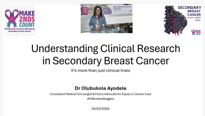 Olubukola Ayodele: Why Research Matters in Secondary Breast Cancer?
