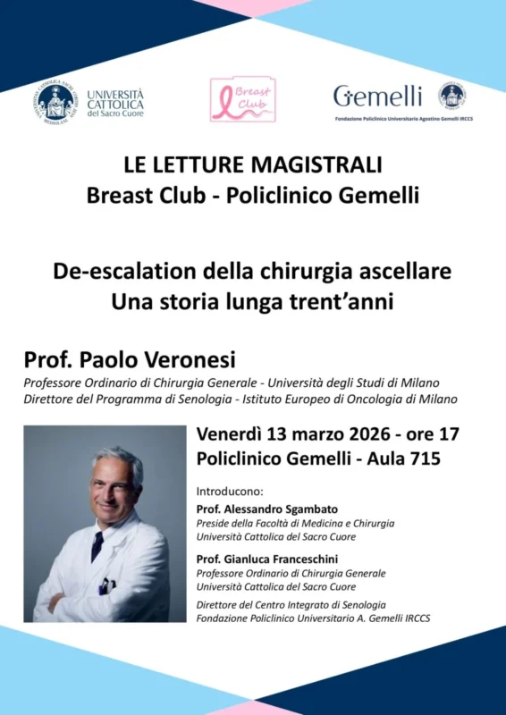 Gianluca Franceschini: De-escalation of Axillary Surgery - A Thirty-Year History