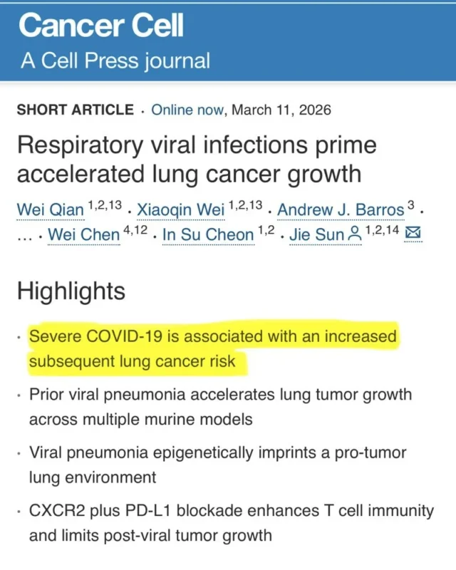 Amy C. Moore: Could Severe COVID-19 Increase Lung Cancer Risk? 2 Amy C. Moore