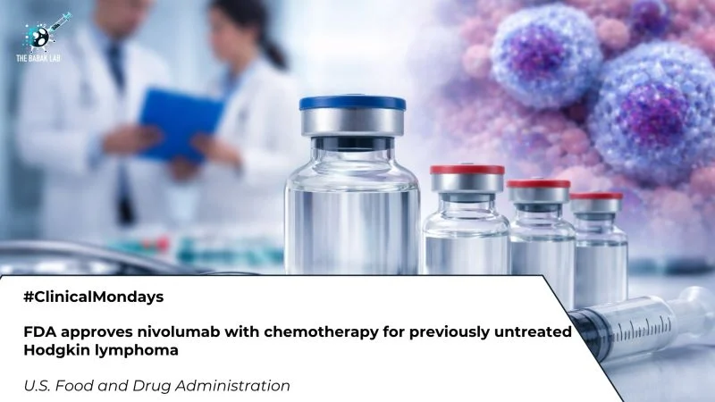 Clinical Mondays: Nivolumab in First-line Hodgkin Lymphoma - The Babak Lab