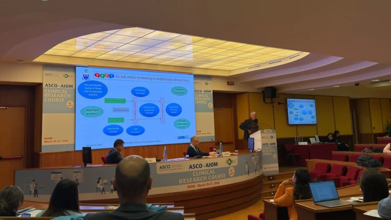 Mariaviviana Scanga on the 4th ASCO-AIOM Clinical Research Course in Rome