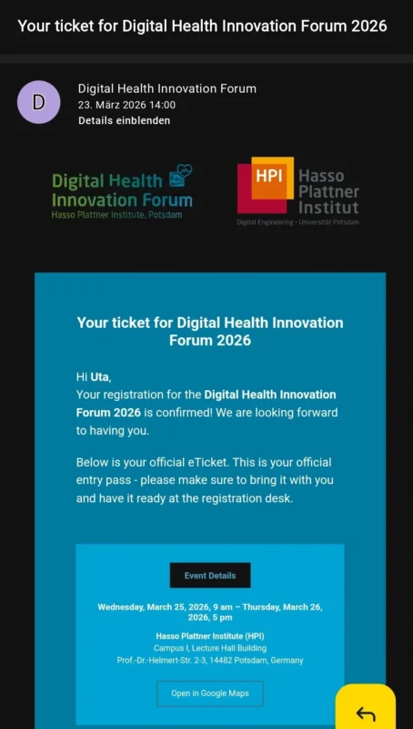 Uta Schmidt-Straßburger on Innovation and Exchange in Healthcare Digital Transformation 2 Uta Schmidt-Straßburger