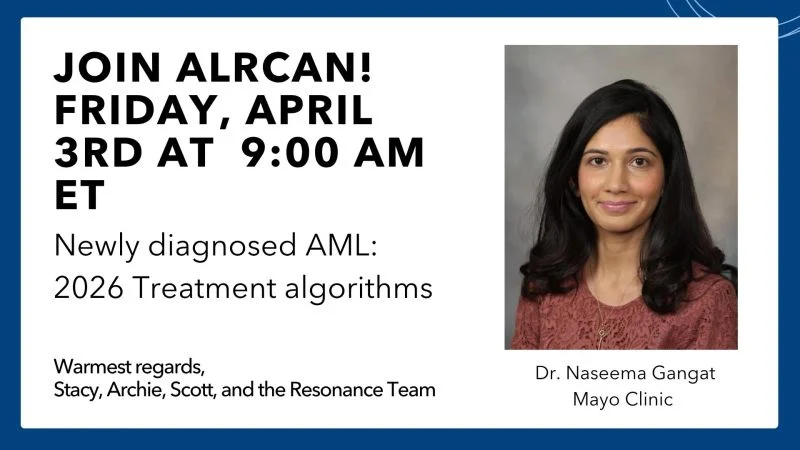 Dr. Naseema Gangat on 2026 AML Algorithms Reshaping Frontline Therapy - Resonance