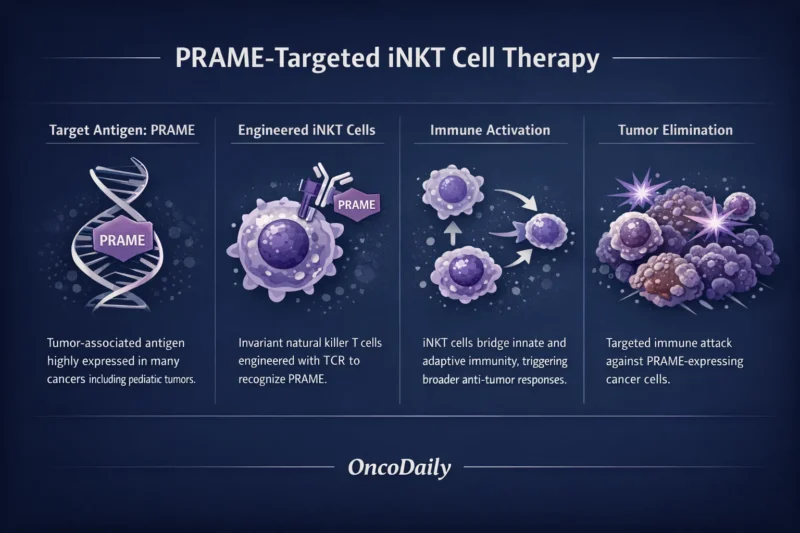 PRAME-targeted iNKT cell therapy