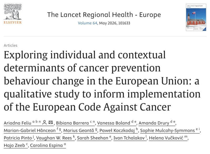 Hancean Marian-Gabriel: A Qualitative Study To Inform Implementation Of The ECAC