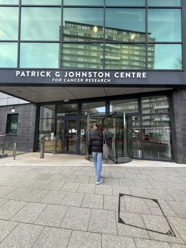 Mark Lawler: Taking Interview at Johnston Cancer Research Centre