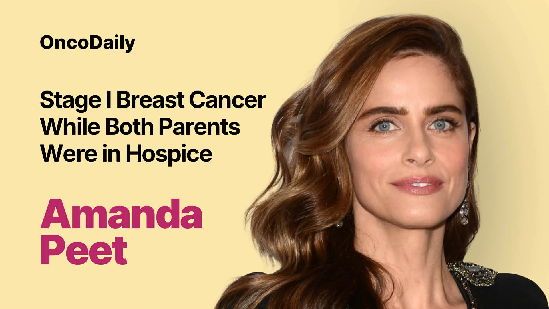Amanda Peet breast cancer