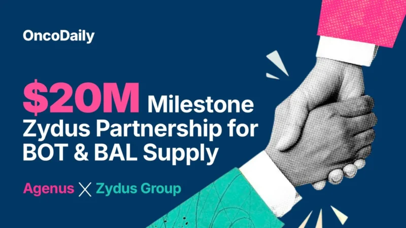$20M Zydus Collaboration: Support for BOT and BAL Manufacturing – Agenus